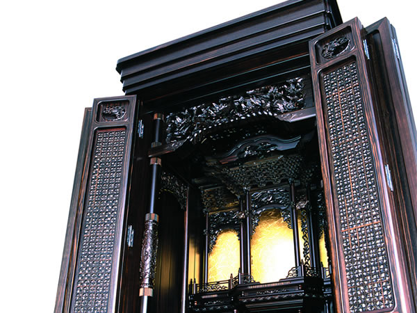 仏壇 美桜 黒丹・紫丹 20号 W670ｘH1650ｘD580 仏壇 美桜 黒丹・紫丹 20号 W670ｘH1650ｘD580